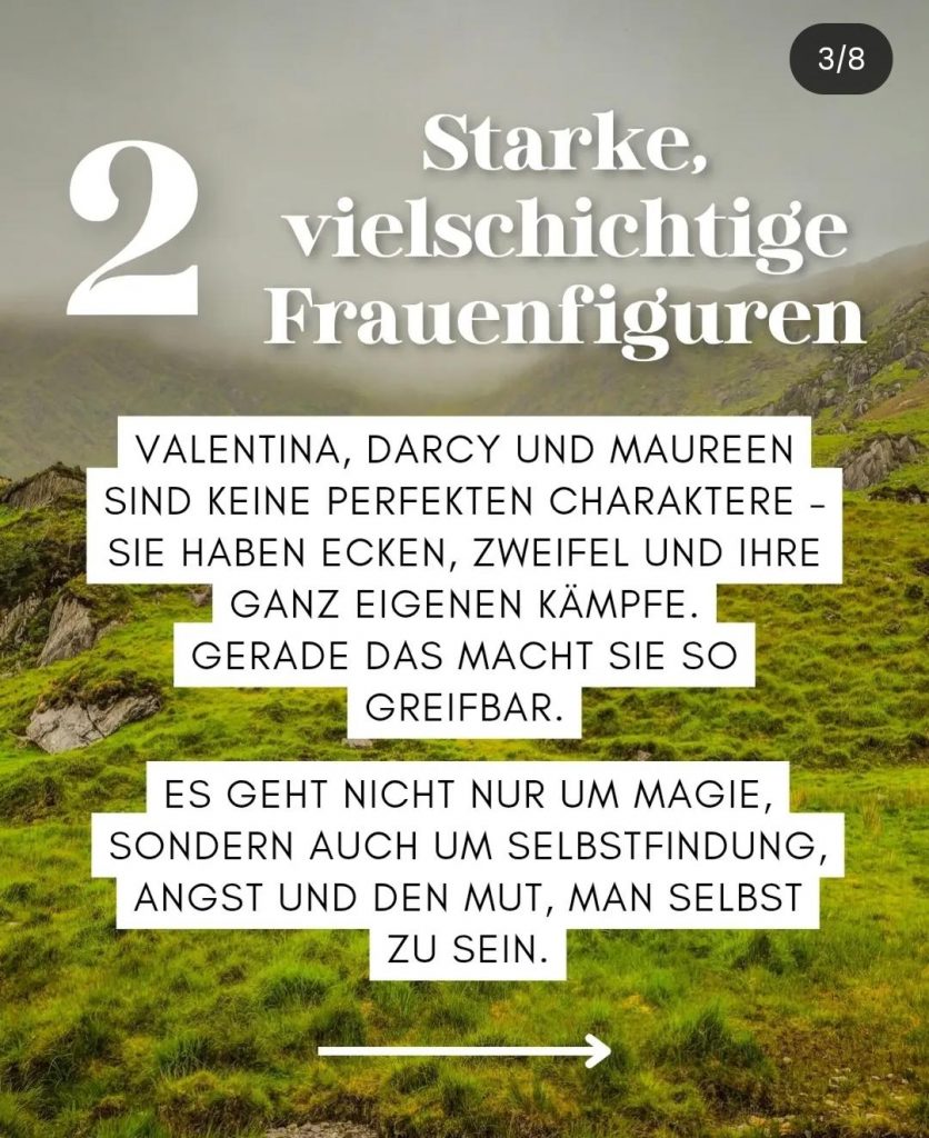 Der Text beschreibt, die starken und vielschichtigen Frauenfiguren der Romantasy-Neuerscheinung Secrets of the Forest von Jo Jonson
