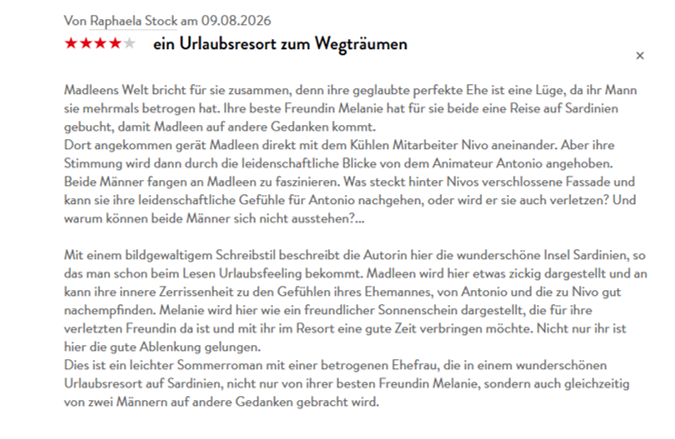 Rezension zu "Die Insel der Oleanderblüten"